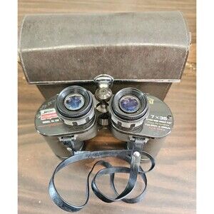 Vintage Jason Statesman UVC Wide Angle 7x35 Model 138 Binoculars With Case